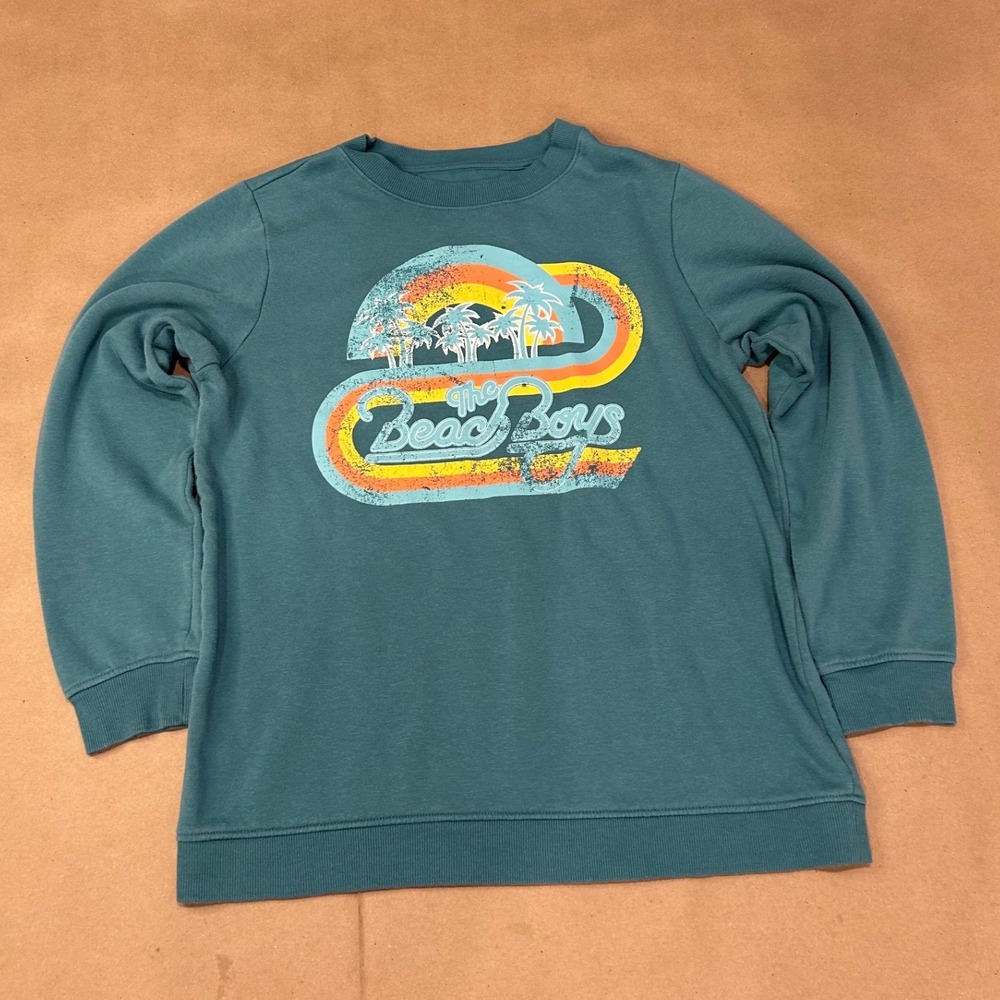 The Beach Boys Teal Relaxed Fit Sweatshirt‎ Womens Large